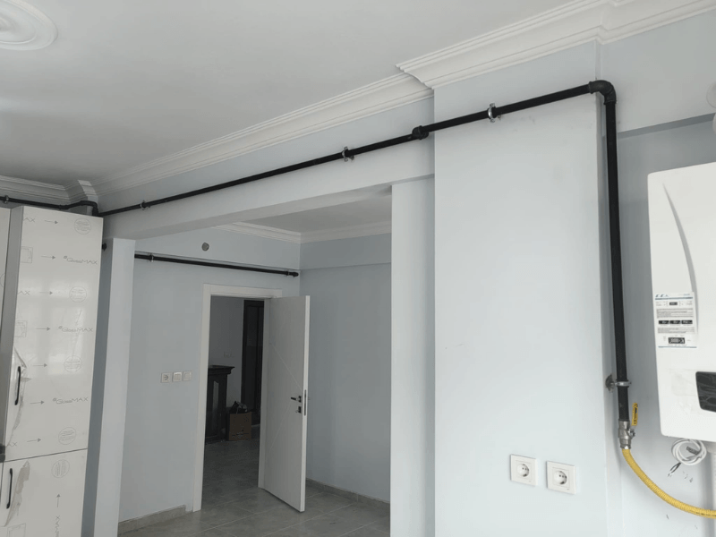Daire İçi Doğalgaz Tesisatı Uygulamamız - SEGAZ Mühendislik